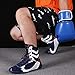 UKUBAG High Top Boxing Boots, Breathable Mesh Wrestling Sneakers Lightweight Bodybuilding Footwear Fashion Sparring Boxers Shoes,Blue,9
