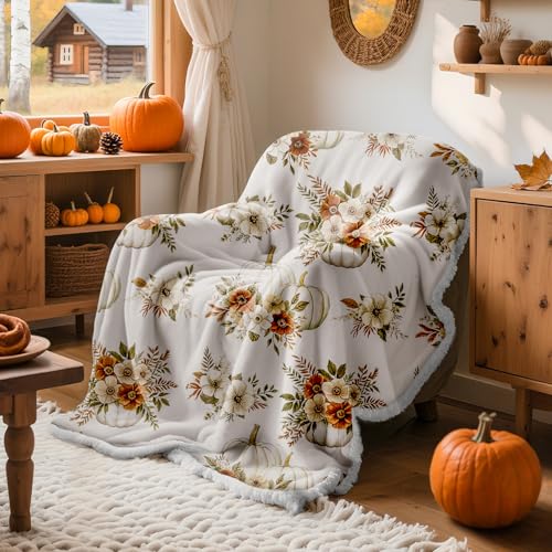 Lanpn Manta Otoño De Cama Cálida, Calabaza Frazada Franela Sofá, Suave Mantas Dormir Decorativa, Sherpa Colcha Hoja De Otoñal Dormir Cómoda Para Inicio Viajes, Naranja, Gruesa, 130x150 Cm Lanpn Manta Otoño De Cama Cálida, Calabaza Frazada Franela Sofá, Suave Mantas Dormir Decorativa, Sherpa Colcha Hoja De Otoñal Dormir Cómoda Para Inicio Viajes, Naranja, Gruesa, 130x150 Cm