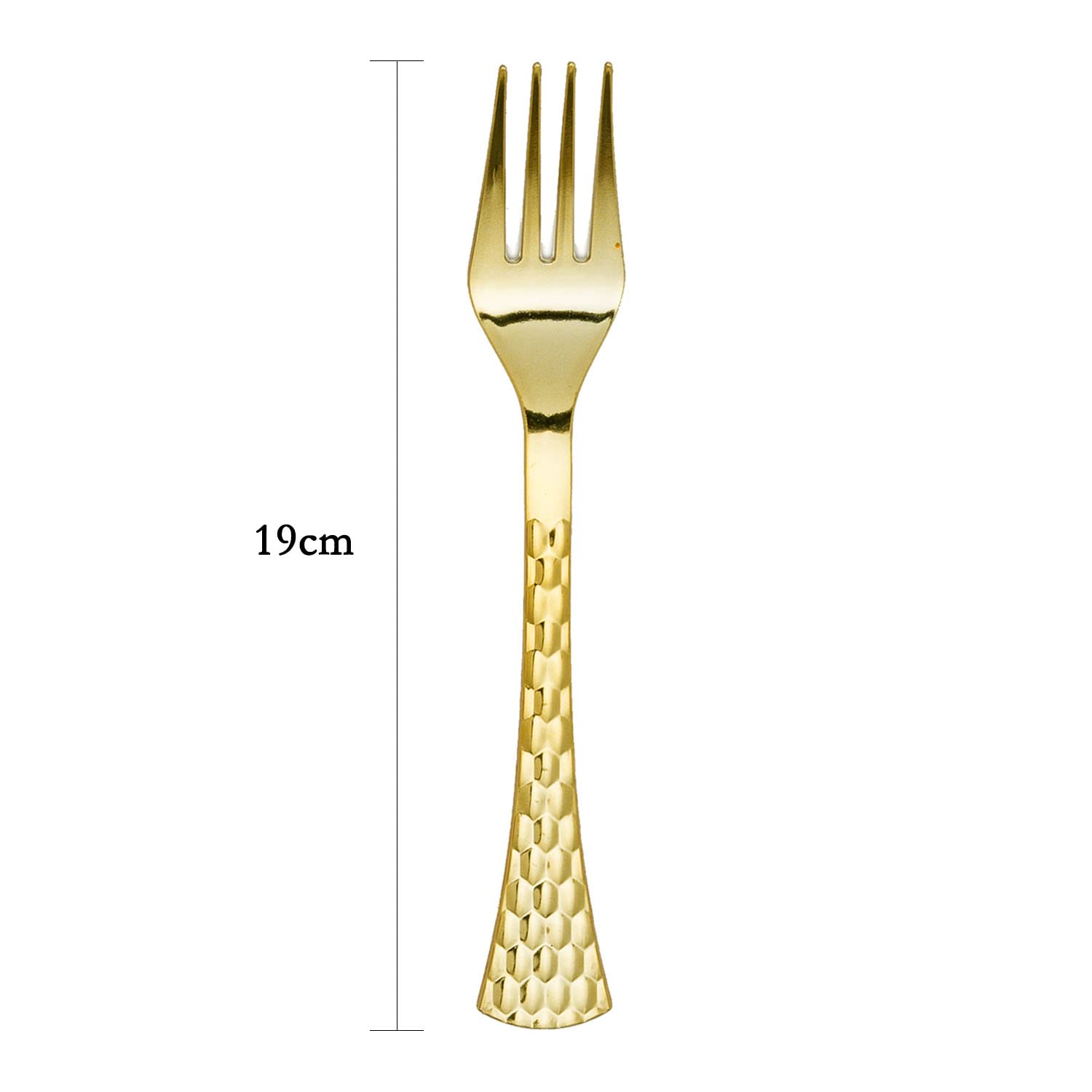 Set Posate in Plastica Resistente 120 Pezzi Oro Decor Decorline