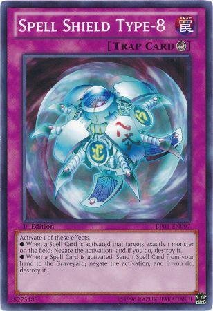 yugioh shield trap card Amazon.com: Spell Shield Type-8 - BP01-EN097 - Common