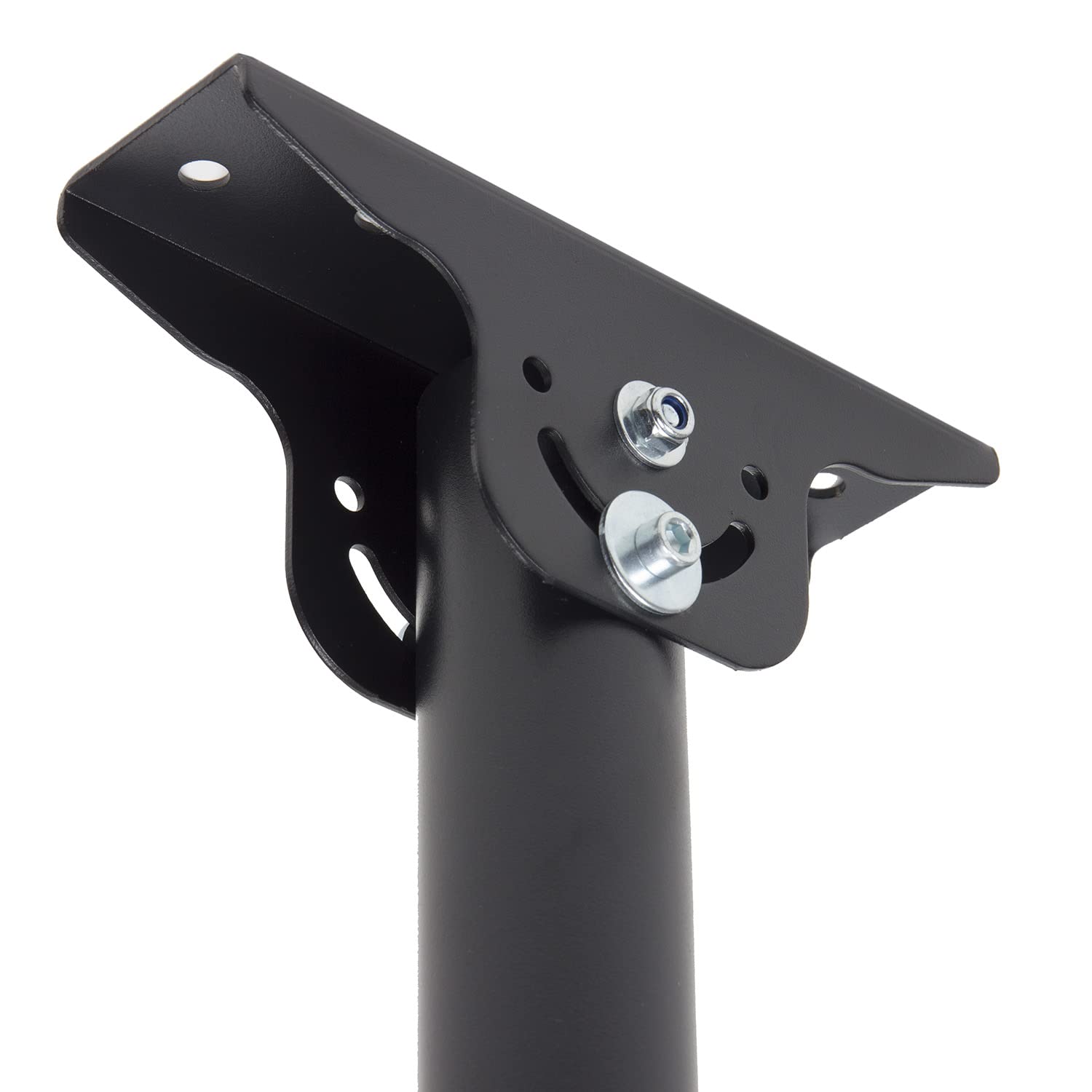 Maclean MC-943 Supporto universale a soffitto per TV OLED QLED LED LCD Plasma Girevole inclinabile regolabile in altezza 32-50" fino a 35kg Soffitti inclinati Ristoranti PUB (Per un televisore)