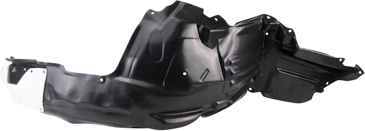 TRQ Front Right Inner Fender Liner Black Passenger Side Compatible with 2015-2016 Subaru Impreza SU1249126