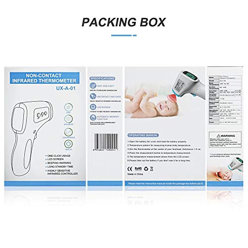 Termometro Digital Laser Infravermelho Medidor De Febre