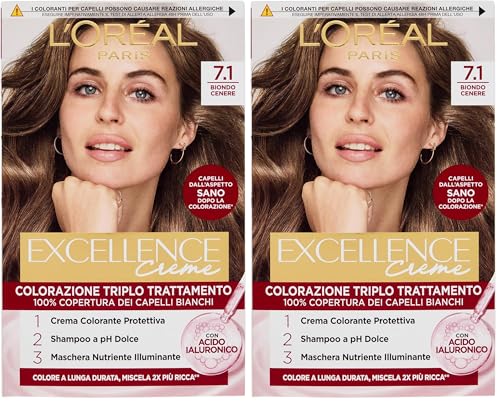 L'Oréal Paris EXCELL 7.1 Reno teinture cheveux blond cendré naturel