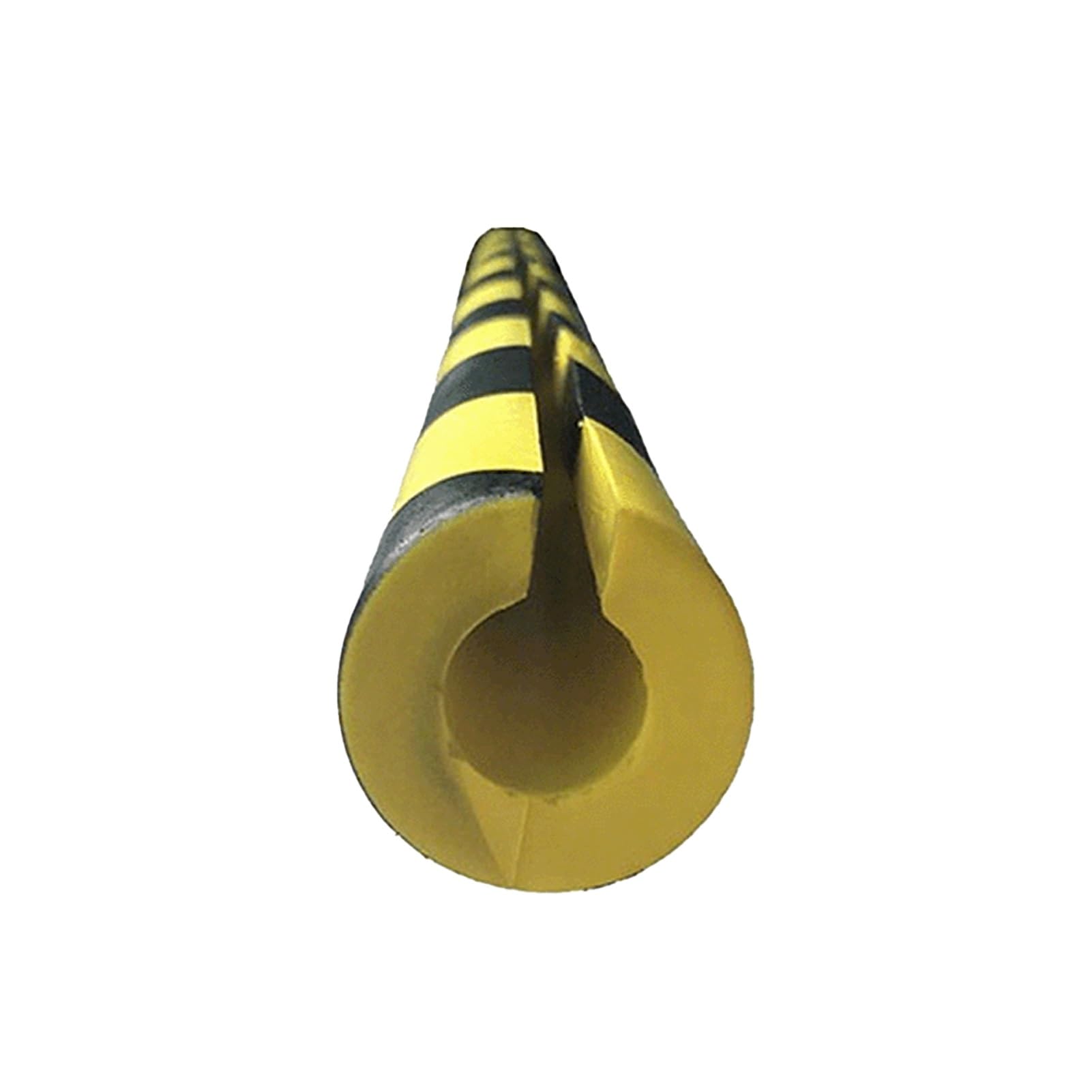Protector de borde de espuma, protector de parachoques autoadhesivo de alta visibilidad con rayas negras y amarillas, acolchado de seguridad industrial para parques infantiles y garajes