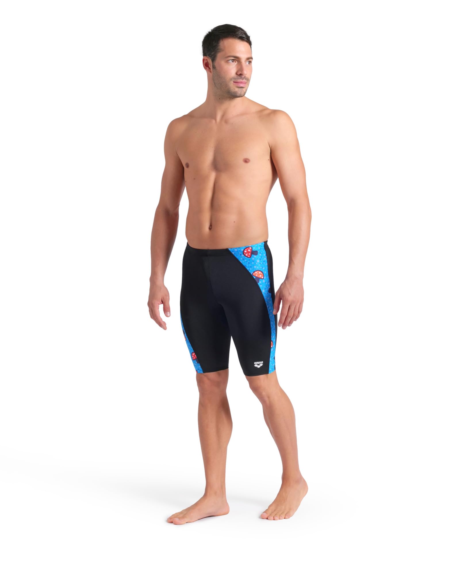 arena Performance Men's Funny Prints Collection Mushrooms Swim Jammer Swim Shorts Maillot de Bain Homme (Lot de 1)