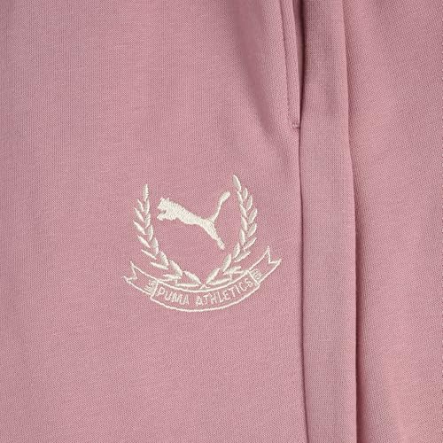 Image of Puma Girls' Core Logo Jogger, Fleece Lined, Elastic Waistband, Pull on Pant
