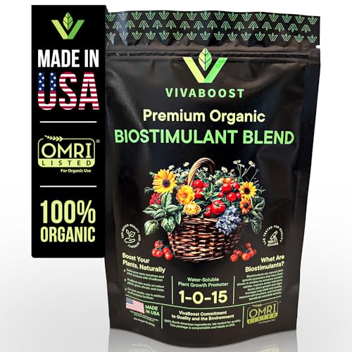 VivaBoost™ Premium Organic Biostimulant Blend, Made in USA, OMRI Listed Organic Fertilizer. Boost