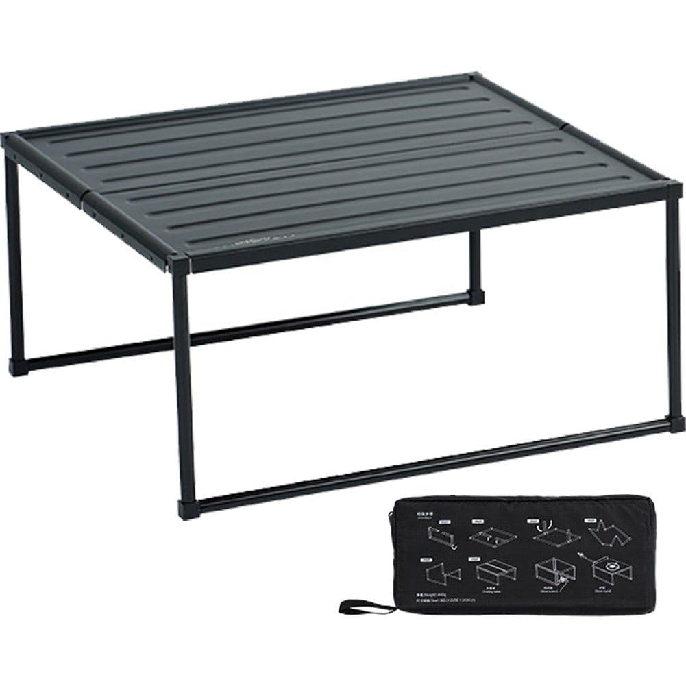Table portable en alliage d'aluminium robuste pour pique-nique