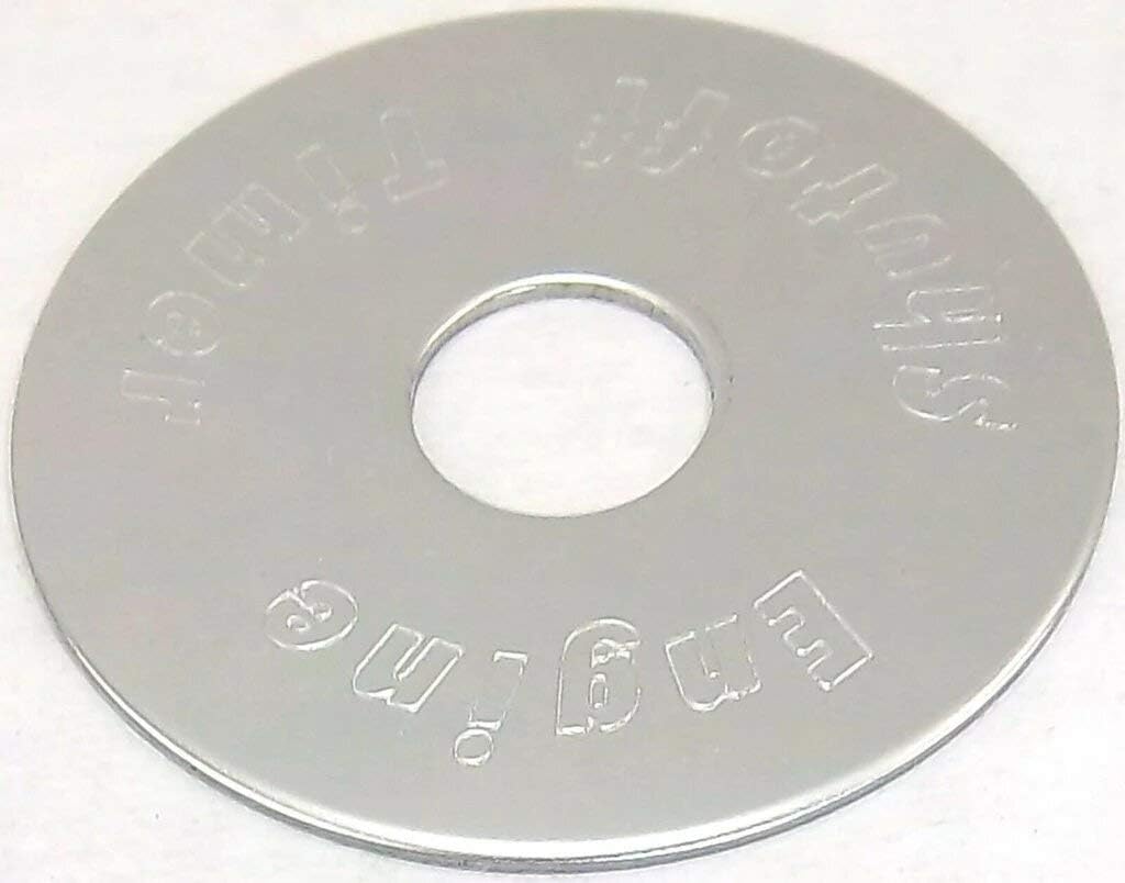GG Grand General 68485 Stainless Steel Ether Switch Plate for Peterbilt 370 & 359 Series