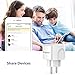 Enchufe Inteligente WiFi, Koogeek Mini Smart Plug, Control Remoto de Voz Funciona...