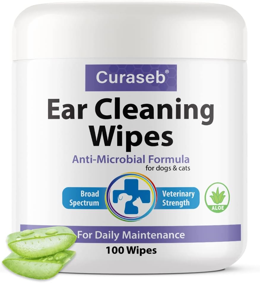 BEXLEY LABS Curaseb Dog Ear Cleaner Solution Washes Away