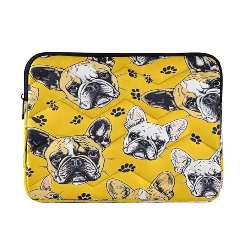 Funda para portátil 13-14 pulgadas impermeable con diseño cachorro