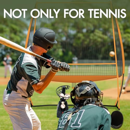 image for MR Tennis Ball Return Net 7’x6’, Freestanding Tennis Training Net,