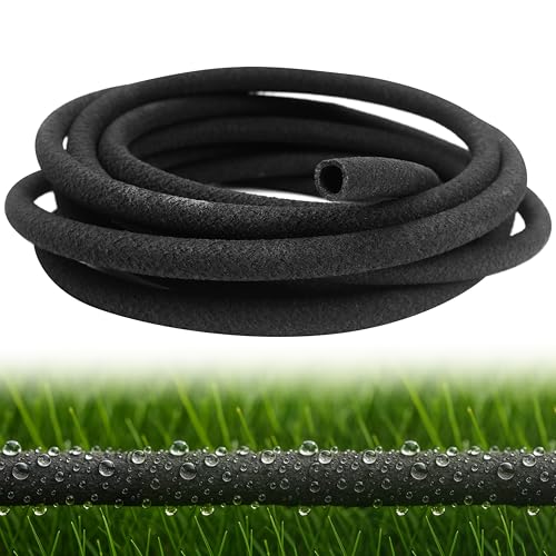 1/2 Inch Soaker Hose for Drip Irrigation Tube Rain Barrel 23ft Long Snip Extension Tubing Line for Gardeners Self Watering System Planters Borders Vegetable Plots Hydroponics Raised Beds Outdoor