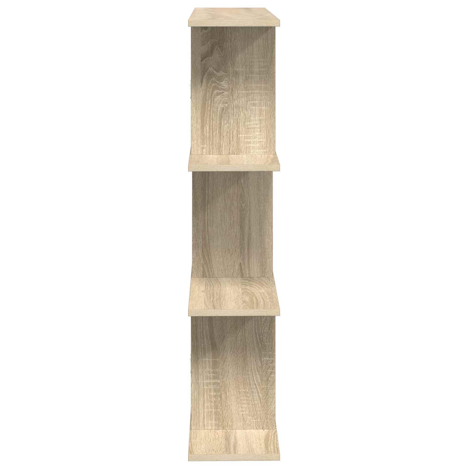 Estantería de pared (madera de roble, 80 x 20 x 96 cm)