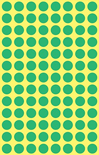 Avery Round Labels, Green Ø 8