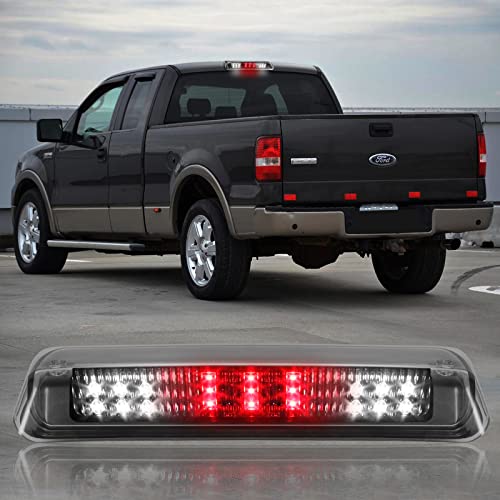 3rd Third Brake Light LED Compatible with 2004-2008 F150,2007-2010 Ford Explorer Sport Trac,2006-2008 Lincoln Mark LT, 2004-2008 Ford Lobo High Mount Stop Third Center Cargo Rear Brake Light (Chrome)