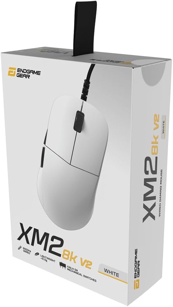Amazon.com: ENDGAME GEAR XM2 8K v2 Gaming Mouse White – 30K DPI