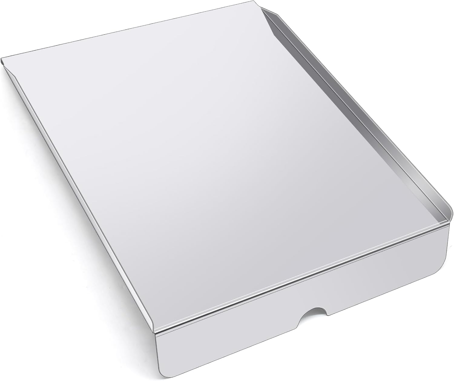 Hiorucet BAC-012 Drip Tray Replacement Parts for Traeger Pellet Smoker Grill, Traeger Pro Series 22, Lil' Tex Elite, Lil' Tex Pro and Newer Lil' Tex. Stainless BAC012 Traeger Drip Pans Heat Baffle.
