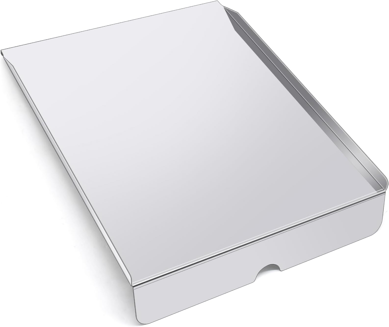 Hiorucet BAC-012 Drip Tray Replacement Parts for Traeger Pellet Smoker Grill, Traeger Pro Series 22, Lil' Tex Elite, Lil' Tex Pro and Newer Lil' Tex. Stainless BAC012 Traeger Drip Pans Heat Baffle.