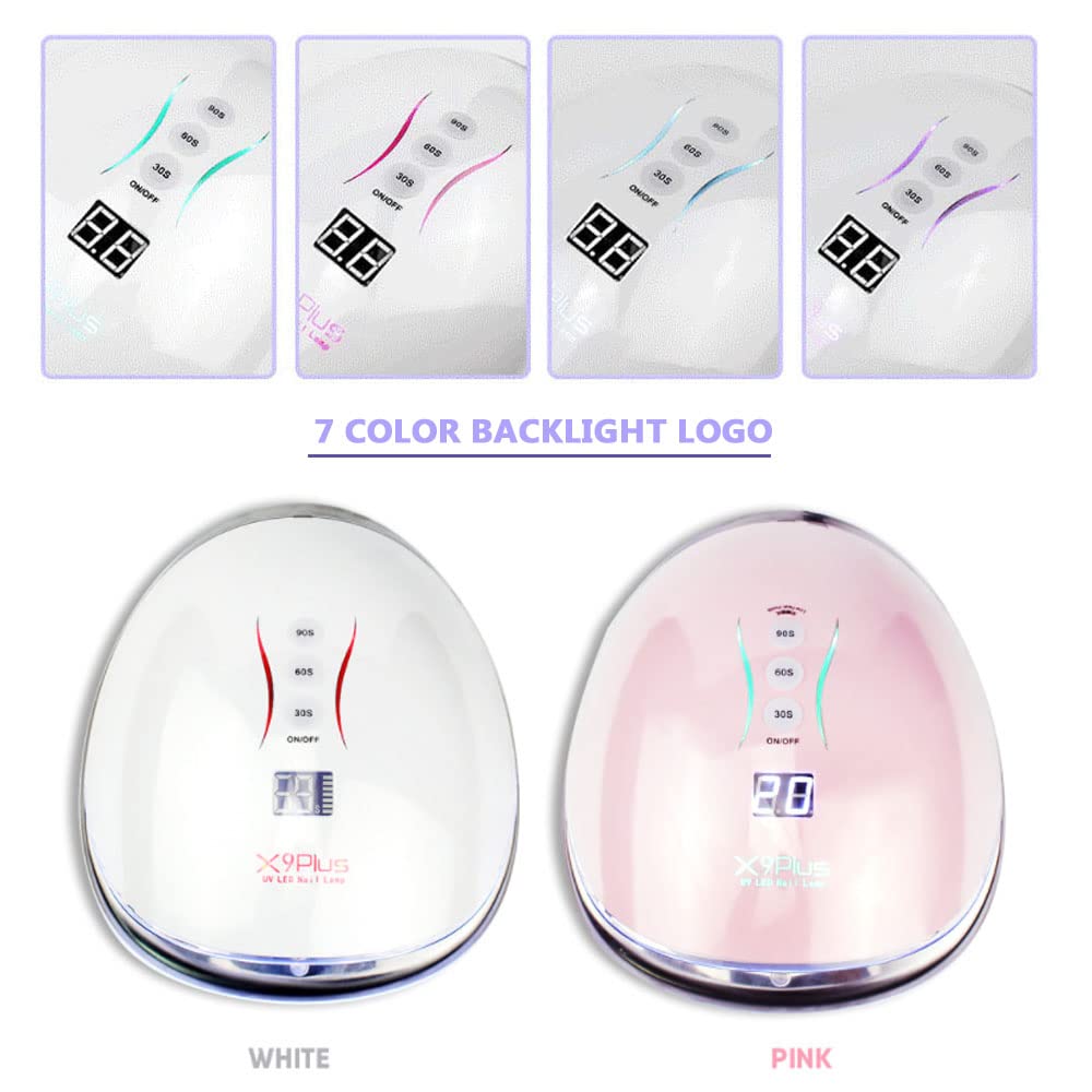 Lampada for Unghie in Gel a LED Senza Fili da 48 W(Pink)