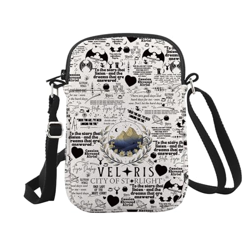 WCGXKO Bookish Crossbody Bag Bookworm Gift Reading Bookish Gift Fantasy Book Lover Merch