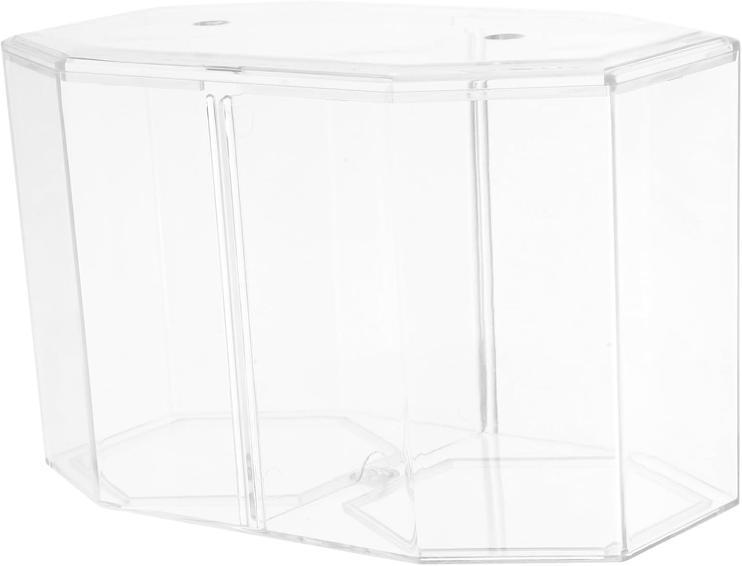 Fish Separation Box Breeding Tank for Betta Fish Dual Chamber Isolation Box for Aquariums Transparent Design for Better Viewing Easy to Clean and Use