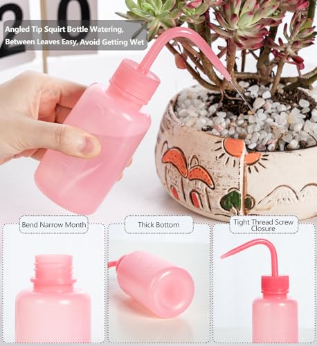 image for Melphoe Tattoo Wash Bottle Squeeze, 2Pcs 150ml Water Squirt Bottle Suc