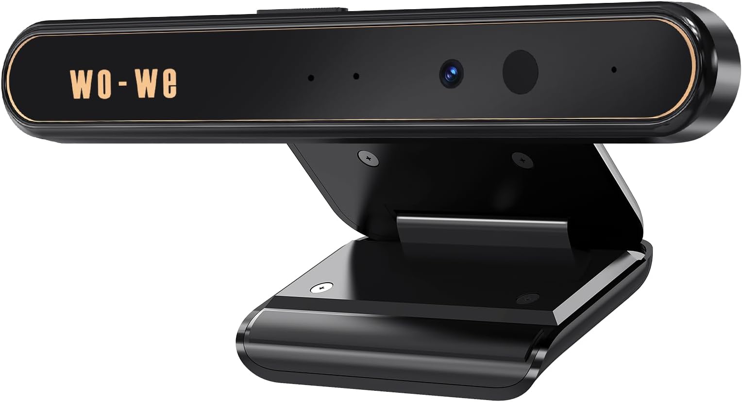 Wo-We Windows Hello Face Recognition Webcam, Light-Fast Unlock for Windows 10/11, Anti-Hacking & Anti-Spoofing, 720P Webcam with Dual Microphones Used for Zoom, YouTube,Teams