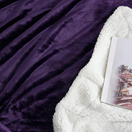 Ryb Home Fleece Blanket & Sherpa Blanket Bundle #TOP4