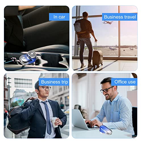 Barbeador Eletrico Masculino,Bozony Máquina de barbear elétrica, lâmina elétrica, USB, recarregável,