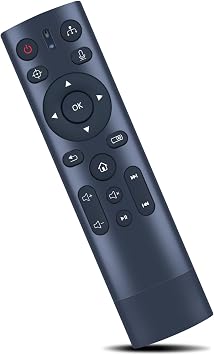 ZWP Replacement Voice Remote for ViewSonic Smart Projector | for modelX1-4K-Pro,X2-4KE-Pro,V30-4K,LX60HD,LX60HD-S,LX60HD-CR,X1-4KE-Pro,X1-4KG-Pro,X2-4K-Pro,X2-4KG-Pro,VS20074,VS20075