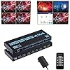 Explosive HDMI 2.0 4k Matrix switcher 4X4 Switching Distribution 4 into 4 Out HDMI Matrix Video Switch Splitter HD 4K@60Hz Support IR Control 3D, EDID, Blu-Ray DVD with LED Lights for LCD TV Walls et