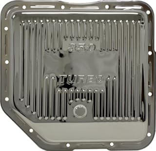 Compatible/Replacement for Chevy/GM Turbo TH-350 Steel Transmission Pan - Chrome