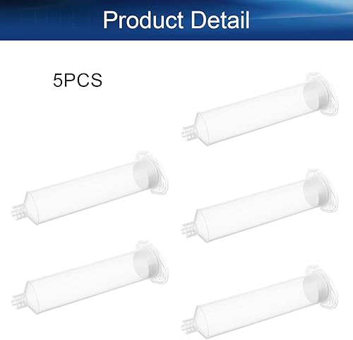 Miniatura 4 de Auniwaig 5 unids 30cc dispensador de soldadura pegamento conos accesorios 1.0 fl oz máquina dispensadora transparente tubo adhesivo líquido