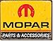 SIGNAGE Mopar Sign Bundle - Mopar Logo '64 - '71, '37 - '47, 14 inches Paper Wall Mount Decorative Sign