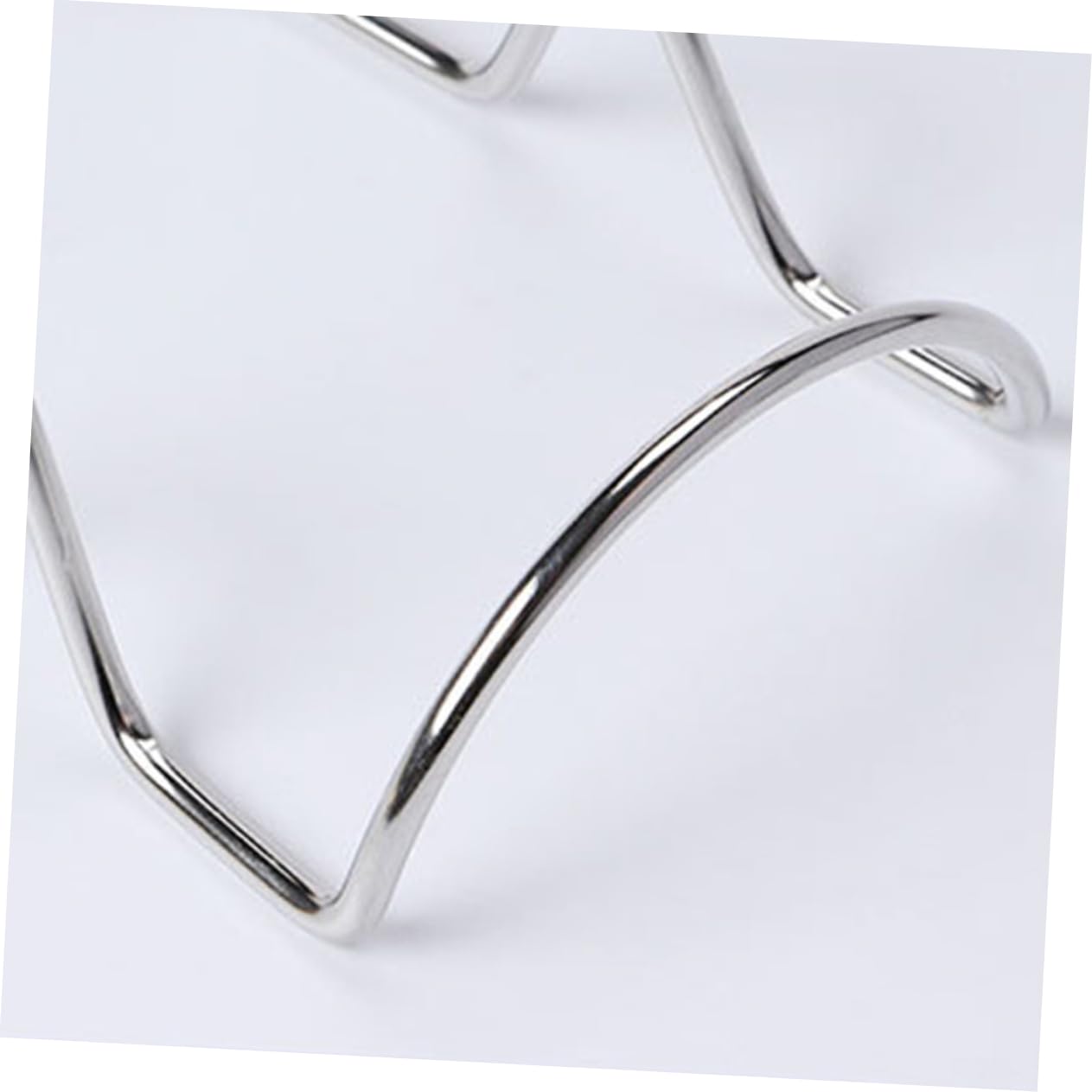 Cabilock 2Pcs Stainless Steel Taco Stands Taco Holder Rack for Hard Shells for Parties and Gatherings Taco Tray Occasion