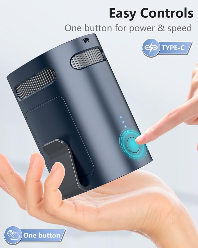 Image of Belt Fan Clip on Waist Portable Cooling Fan-Individual Personal Noiseless Cooler Under Clothes Tshirt Hip Pants Back,Summer Hot Flashes Wear around Your Neck for Adult Outside Walking Working Pink