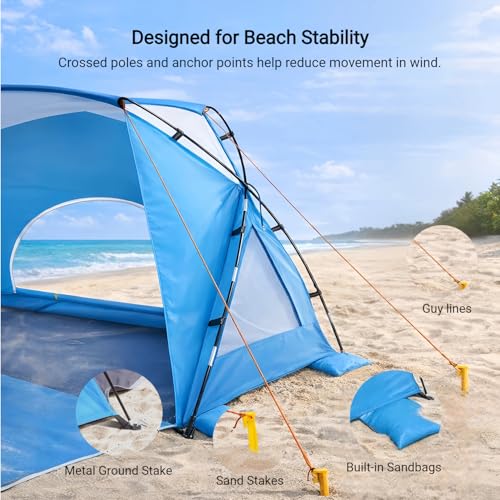 Beach Tent with UPF 50+ Protection