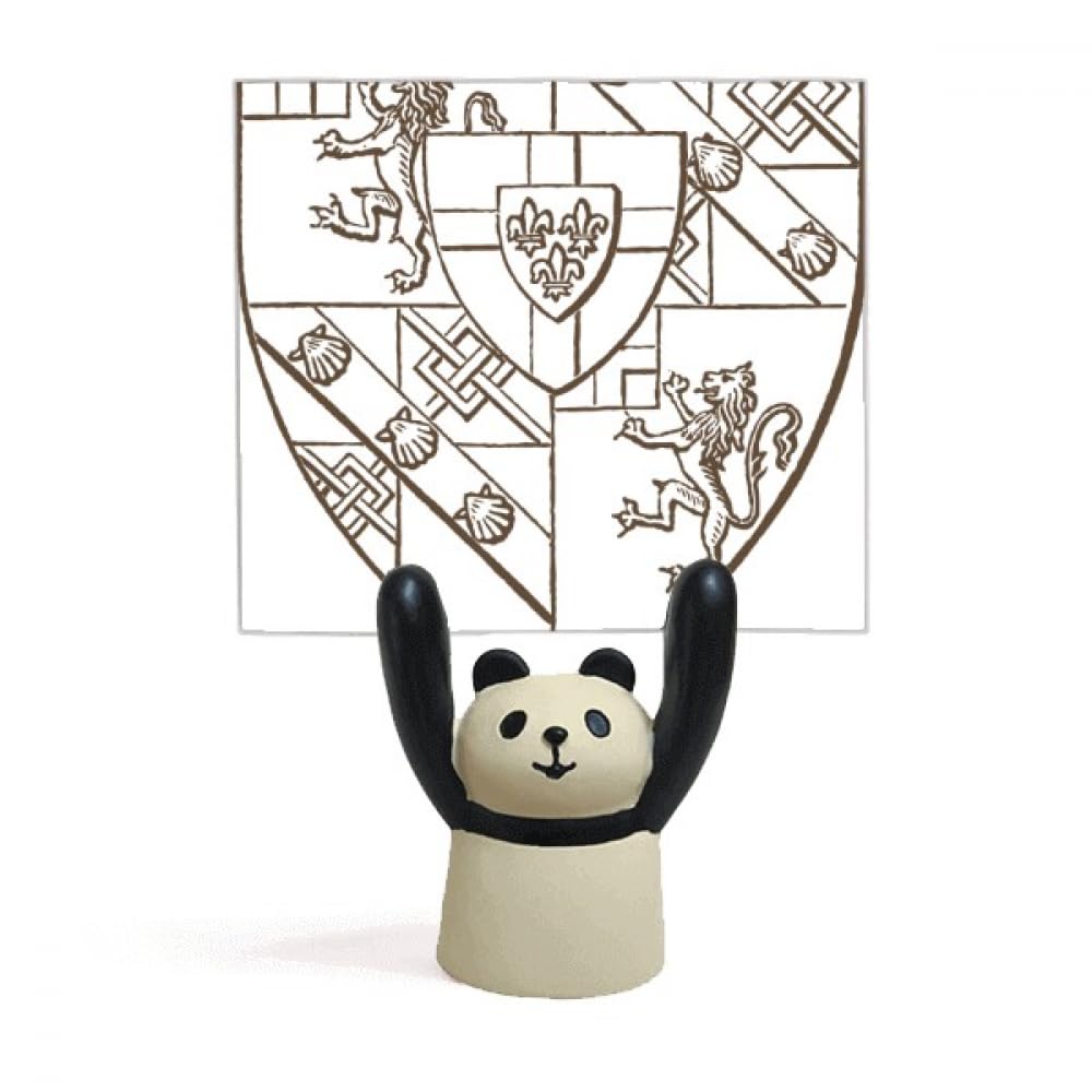 Support baroque coquillage de lion panda idée cadeau originale