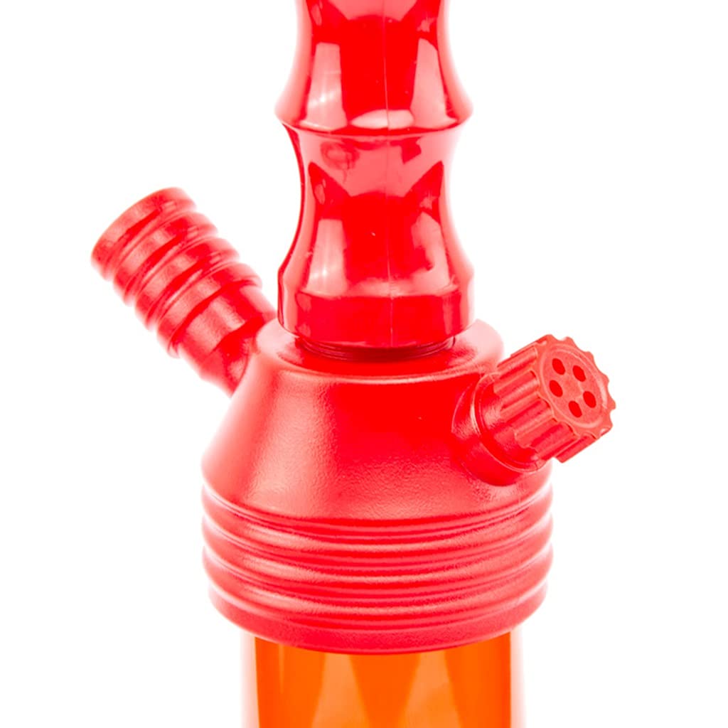 Completo Juego de Cachimba, 1 Manguera Kit de Cachimba con Cachimba Accesorios Acrílico Vidrio Florero de Agua para Fumar (Color : Red)
