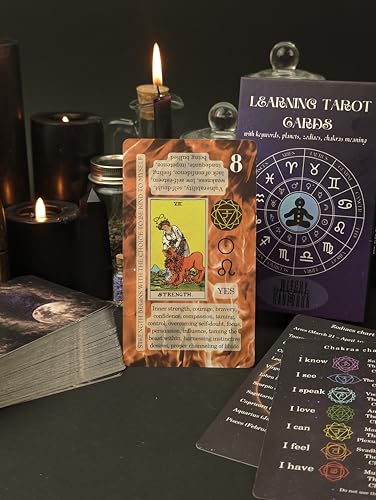 image for Witchy Cauldron Tarot Cards for Beginners, Learning Tarot Cards with M
