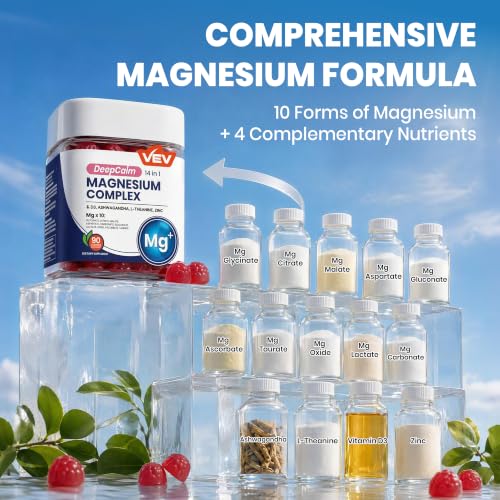 VEV Deep Calm Magnesium Complex Gummies