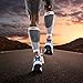 Leg & Calf Compression Sleeve (1 Pair) Shin Splint & Calf Pain Relief, Comfortable Calf Sleeves helps Improve Circulation for Runners, Nurses & Travelers. Leg Support Footless Socks