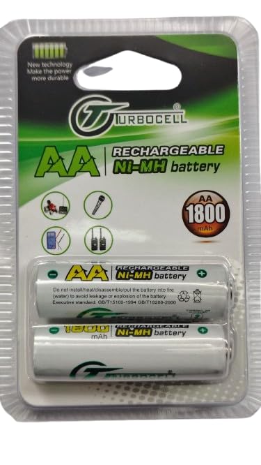 AA Ni-MH 1800 mAh 1.5v Rechargeable Battery for Toys, Clock, Gaming Console, Torch, Remote, Trimmer etc Pack of 2 Batteries-image-11