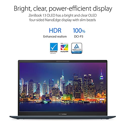 ASUS-ZenBook-13-OLED-Ultra-Slim-Laptop-133-OLED-FHD-NanoEdge-Bezel-Display-AMD-Ryzen-7-5700U-8GB-LPDDR4X-RAM-512GB-PCIe-SSD-NumberPad-Wi-Fi-5-Windows-11-Home-Pine-Grey-UM325UA-DH71