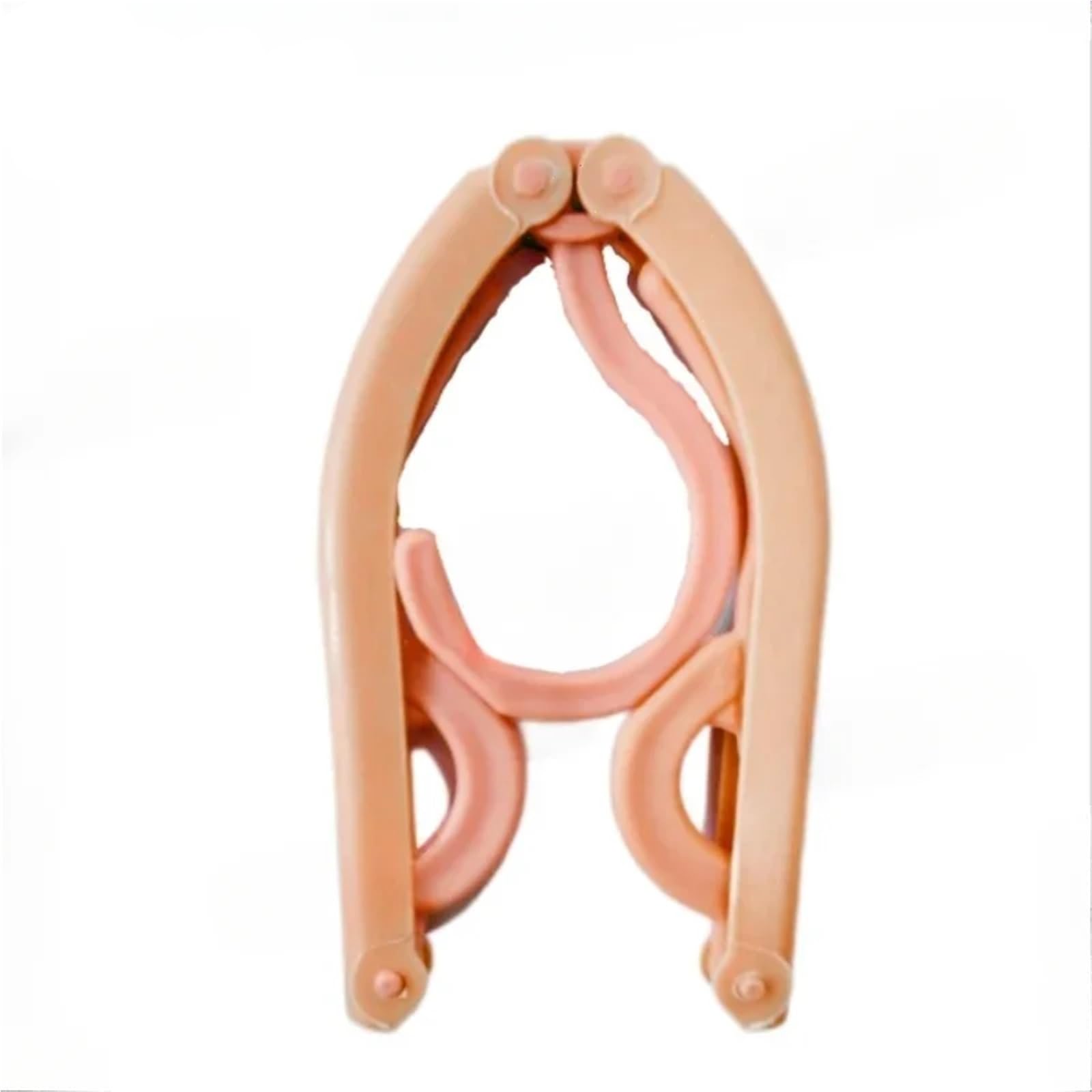 Travel Hangers Portable Folding Drying Rack - Multi-Functional Hanger, Space Saving for Travel/Household, Adjustable Hook(Pink-10PCS)