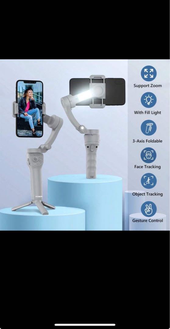 Amazon.co.jp: 未使用スマートフォン用ジンバル AXNEN HQ6 3軸