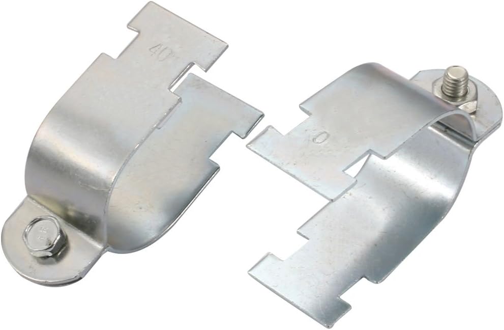 10Pcs Rigid Steel Conduit Strut Mounted Clamp for 40mm Nominal Diameter Tube (id: 4fa fad 715 11b c6b